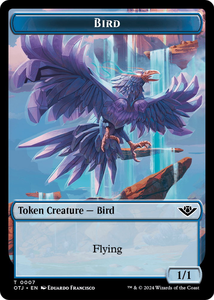 Bird (TOTJ-007) [Outlaws of Thunder Junction Tokens]