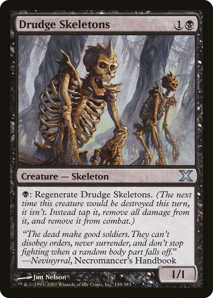 Drudge Skeletons (10E-139) [Tenth Edition]