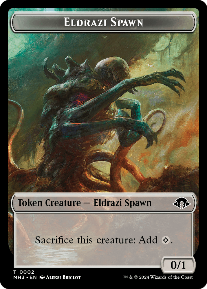 Eldrazi Spawn (TMH3-002) [Modern Horizons 3 Tokens] Foil