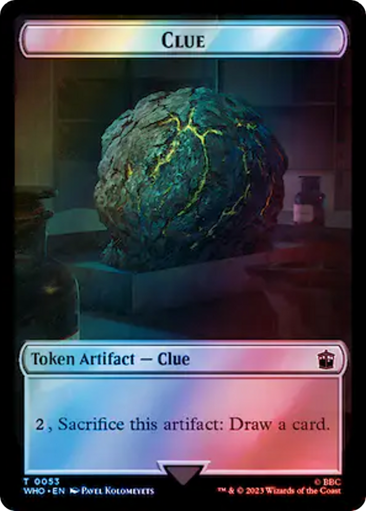 Clue (TWHO-053) [Doctor Who Tokens] Foil