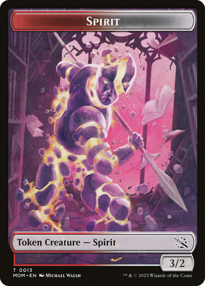 Spirit (TMOM-013) [March of the Machine Tokens] Foil
