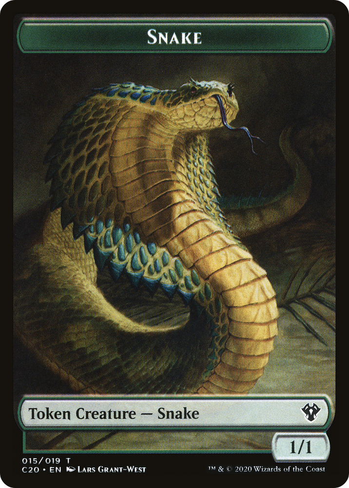 Snake (TC20-015) [Commander 2020 Tokens]