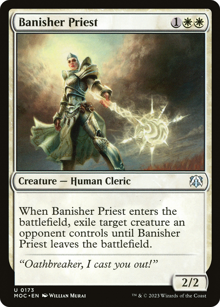 Banisher Priest [March of the Machine Commander]