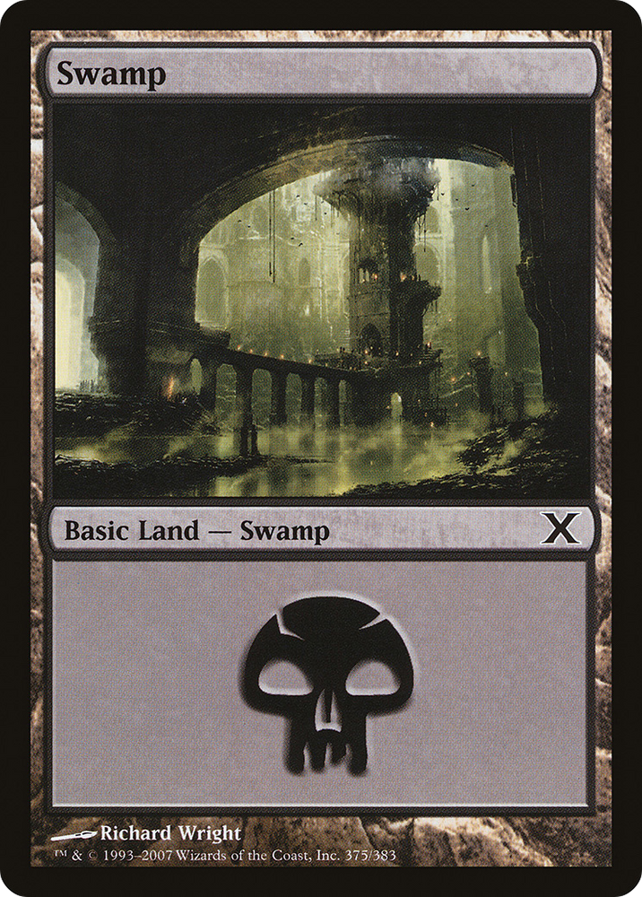 Swamp (10E-375) [Tenth Edition] Foil