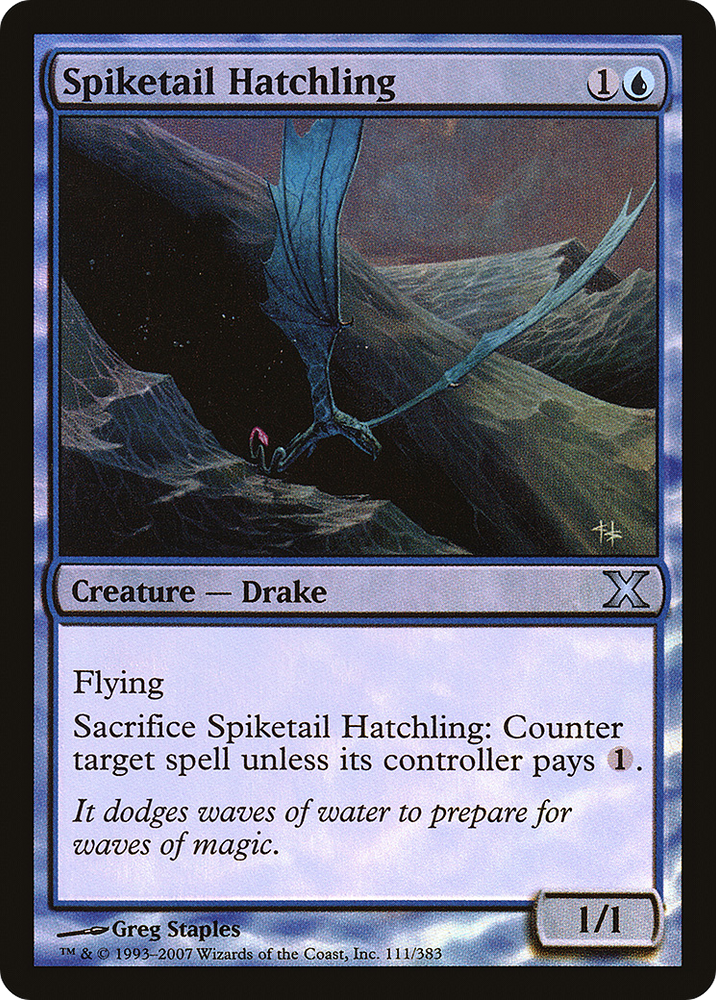 Spiketail Hatchling (10E-111★) [Tenth Edition] Foil