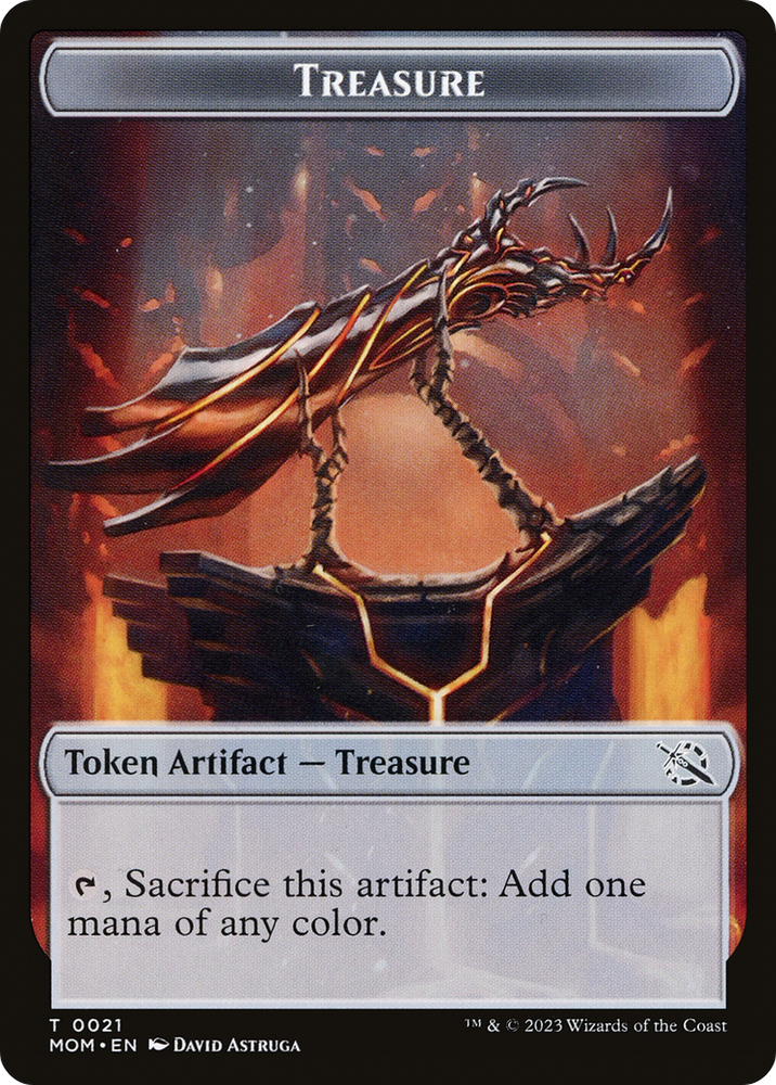 Treasure (TMOM-021) [March of the Machine Tokens] Foil