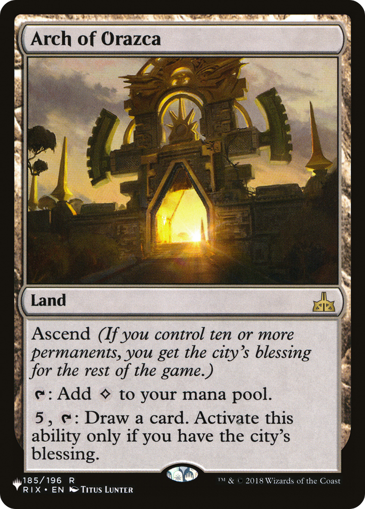 Arch of Orazca (PLST-RIX-185) [The List]