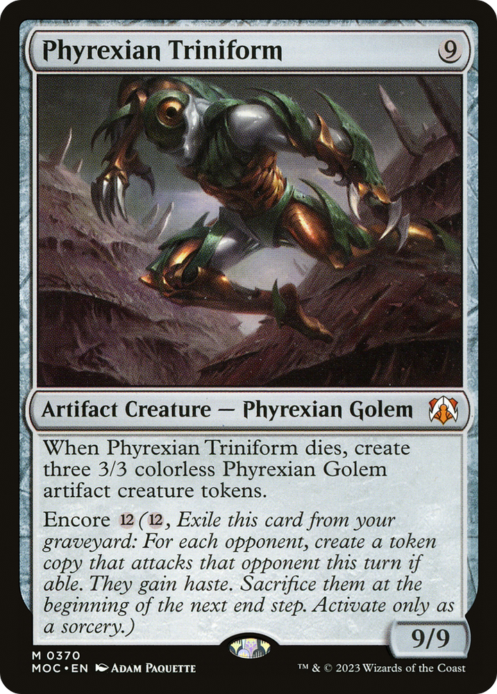 Phyrexian Triniform [March of the Machine Commander]
