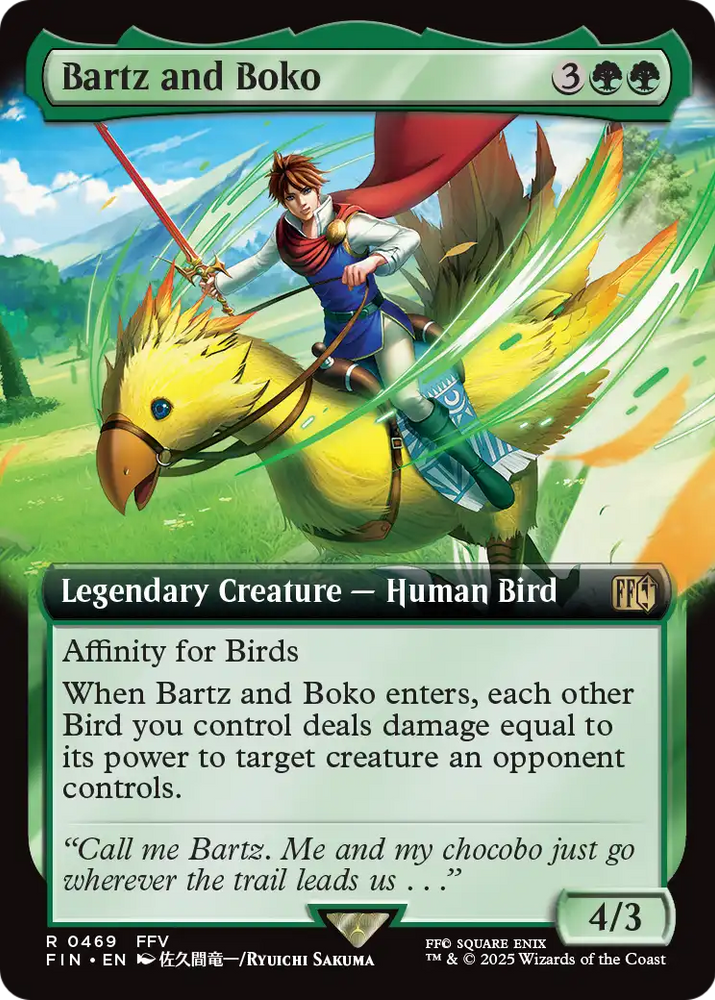 Bartz and Boko (Extended Art) [FINAL FANTASY]
