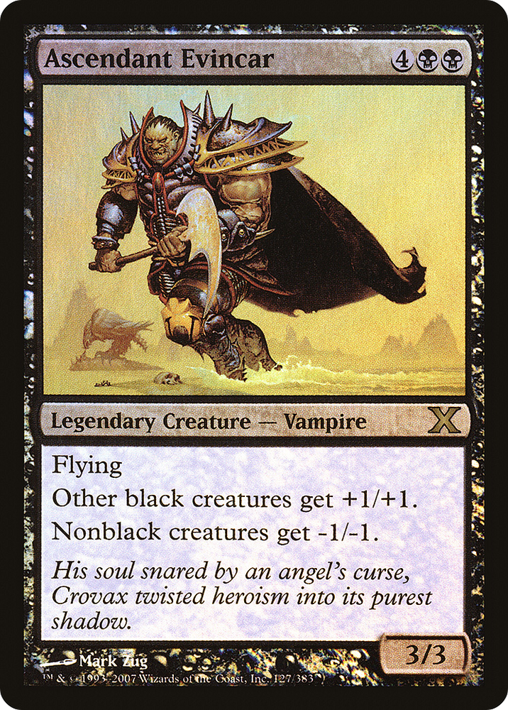Ascendant Evincar (10E-127★) [Tenth Edition] Foil