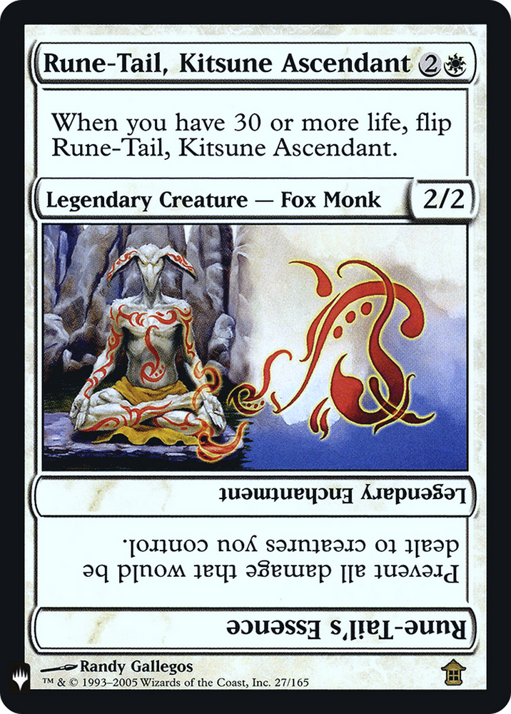 Rune-Tail, Kitsune Ascendant (LIST-027) [The List]