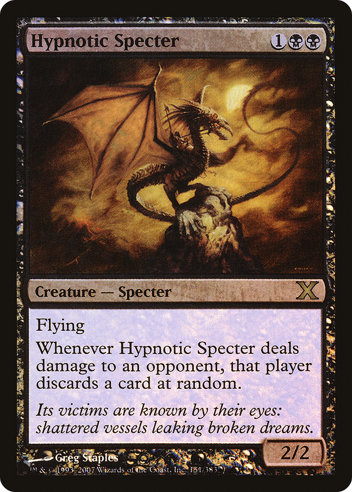 Hypnotic Specter (10E-151★) [Tenth Edition] Foil
