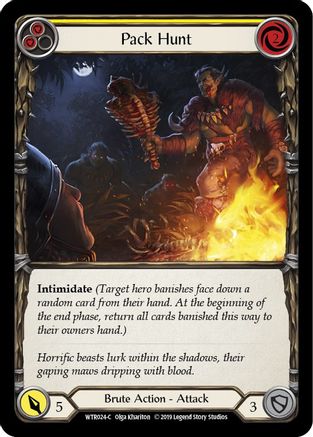 Pack Hunt (Yellow) (WTR024) - Welcome to Rathe Unlimited Edition