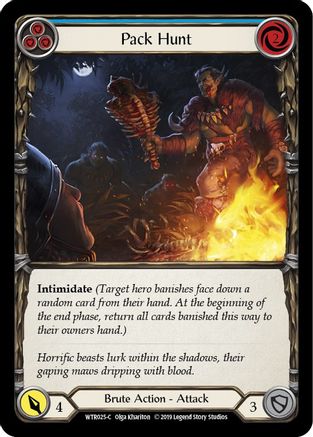 Pack Hunt (Blue) (WTR025) - Welcome to Rathe Unlimited Edition