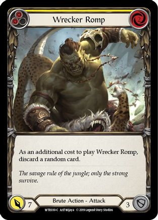 Wrecker Romp (Yellow) (WTR030) - Welcome to Rathe Unlimited Edition