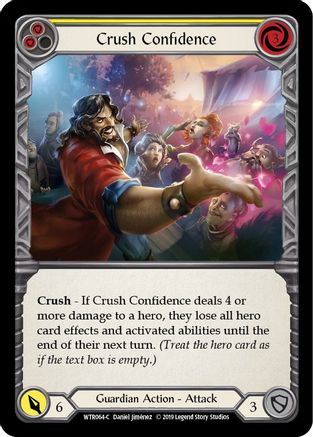 Crush Confidence (Yellow) (WTR064) - Welcome to Rathe Unlimited Edition