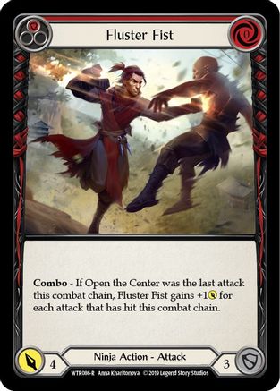 Fluster Fist (Red) (WTR086) - Welcome to Rathe Unlimited Edition