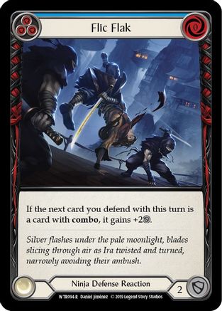 Flic Flak (Blue) (WTR094) - Welcome to Rathe 1st Edition Rainbow Foil