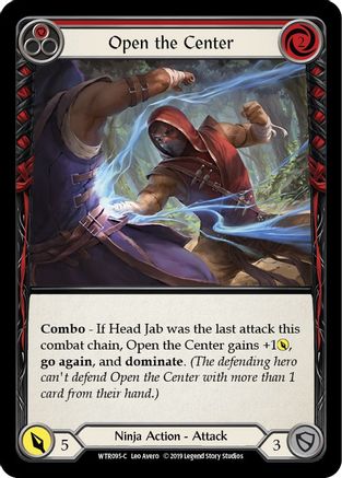 Open the Center (Red) (WTR095) - Welcome to Rathe Unlimited Edition Rainbow Foil