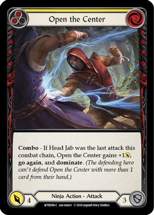 Open the Center (Yellow) (WTR096) - Welcome to Rathe Unlimited Edition Rainbow Foil