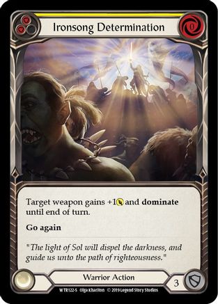 Ironsong Determination (WTR122) - Welcome to Rathe 1st Edition