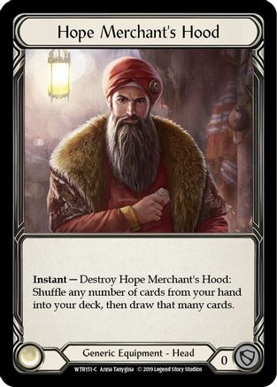 Hope Merchant's Hood (WTR151) - Welcome to Rathe Unlimited Edition Rainbow Foil