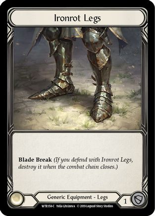Ironrot Legs (WTR158) - Welcome to Rathe 1st Edition Cold Foil