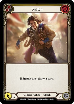 Snatch (Yellow) (WTR168) - Welcome to Rathe 1st Edition Rainbow Foil