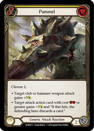 Pummel (Yellow) (WTR207) - Welcome to Rathe Unlimited Edition Rainbow Foil