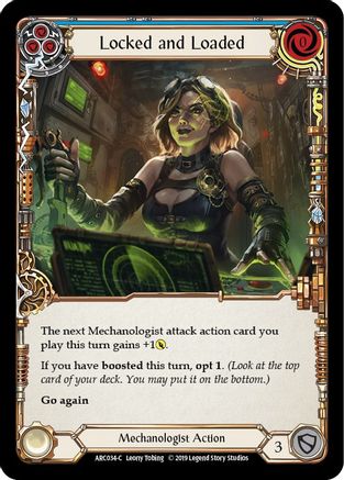 Locked and Loaded (Blue) (ARC034) - Arcane Rising Unlimited Edition Rainbow Foil