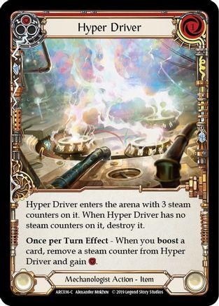 Hyper Driver (ARC036) - Arcane Rising Unlimited Edition Rainbow Foil