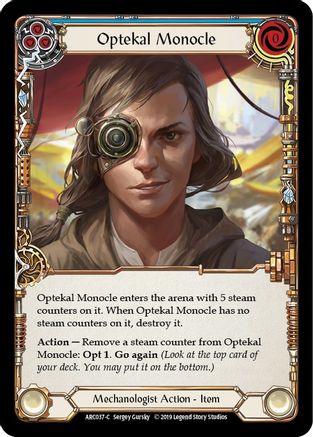 Optekal Monocle (ARC037) - Arcane Rising Unlimited Edition