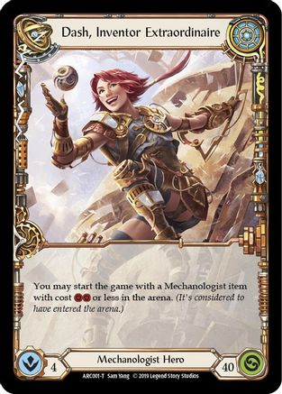 Dash, Inventor Extraordinaire // Nebula Blade (ARC001) - Arcane Rising Unlimited Edition