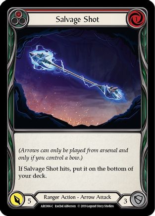 Salvage Shot (Red) (ARC066) - Arcane Rising Unlimited Edition Rainbow Foil