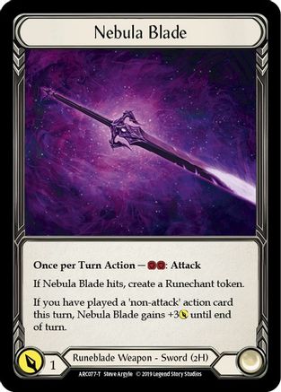 Nebula Blade // Runechant (ARC077) - Arcane Rising Unlimited Edition