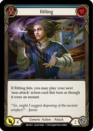 Rifting (Blue) (ARC196) - Arcane Rising Unlimited Edition