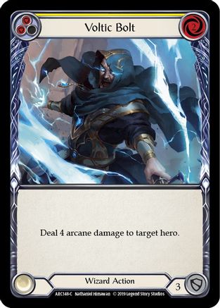 Voltic Bolt (Yellow) (ARC148) - Arcane Rising Unlimited Edition