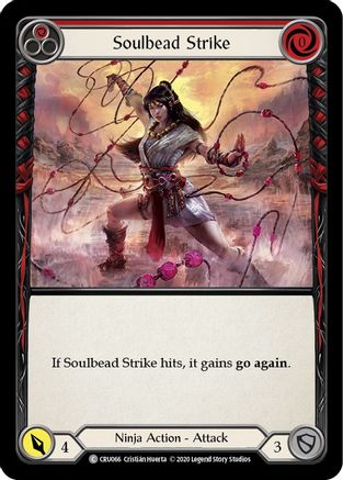Soulbead Strike (Red) (CRU066) - Crucible of War 1st Edition Rainbow Foil