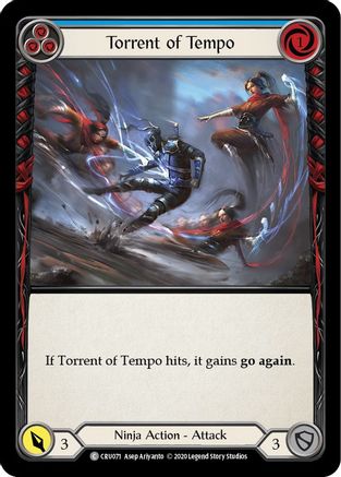 Torrent of Tempo (Blue) (CRU071) - Crucible of War Unlimited Edition