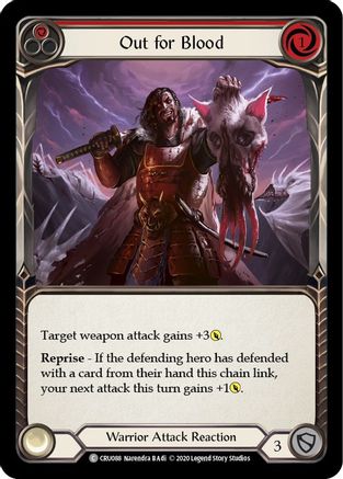 Out for Blood (Red) (CRU088) - Crucible of War Unlimited Edition