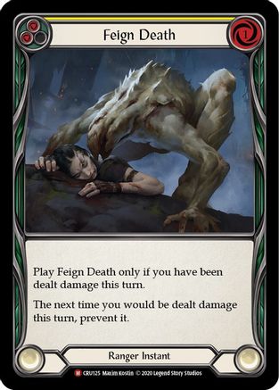 Feign Death (CRU125) - Crucible of War Unlimited Edition Rainbow Foil