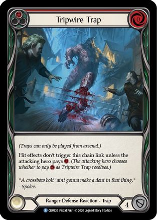 Tripwire Trap (CRU126) - Crucible of War 1st Edition Rainbow Foil