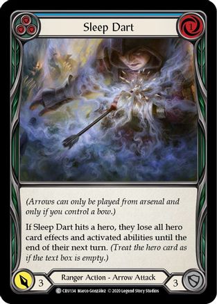 Sleep Dart (Blue) (CRU134) - Crucible of War Unlimited Edition