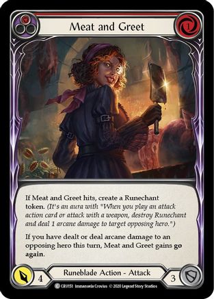 Meat and Greet (Red) (CRU151) - Crucible of War Unlimited Edition