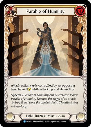 Parable of Humility (MON011) - Monarch Unlimited Edition Rainbow Foil