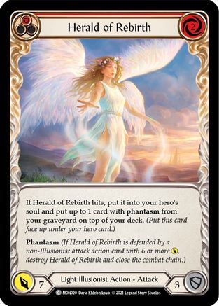 Herald of Rebirth (Red) (MON020) - Monarch Unlimited Edition
