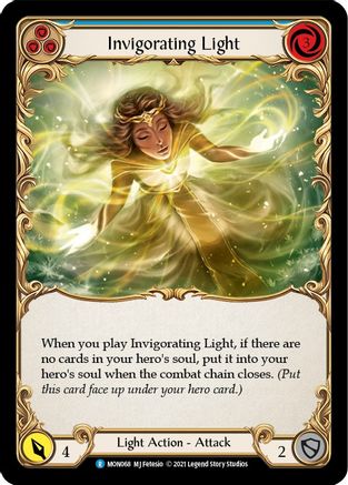 Invigorating Light (Blue) (MON068) - Monarch Unlimited Edition Rainbow Foil