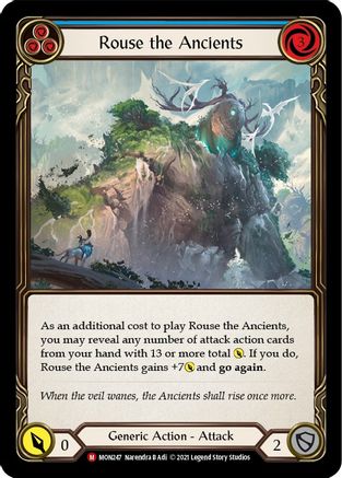 Rouse the Ancients (MON247) - Monarch Unlimited Edition Rainbow Foil