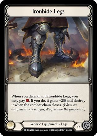 Ironhide Legs (MON244) - Monarch Unlimited Edition Rainbow Foil