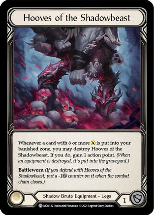 Hooves of the Shadowbeast (MON122) - Monarch Unlimited Edition
